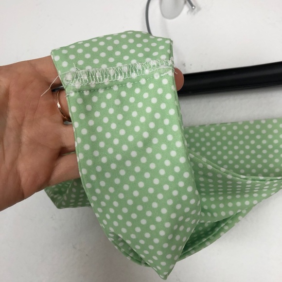 Princess Polly Lina Polka Dot Bikini Bottoms Green - Picture 7 of 9